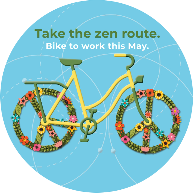 Take the zen route. Bike to work this May.