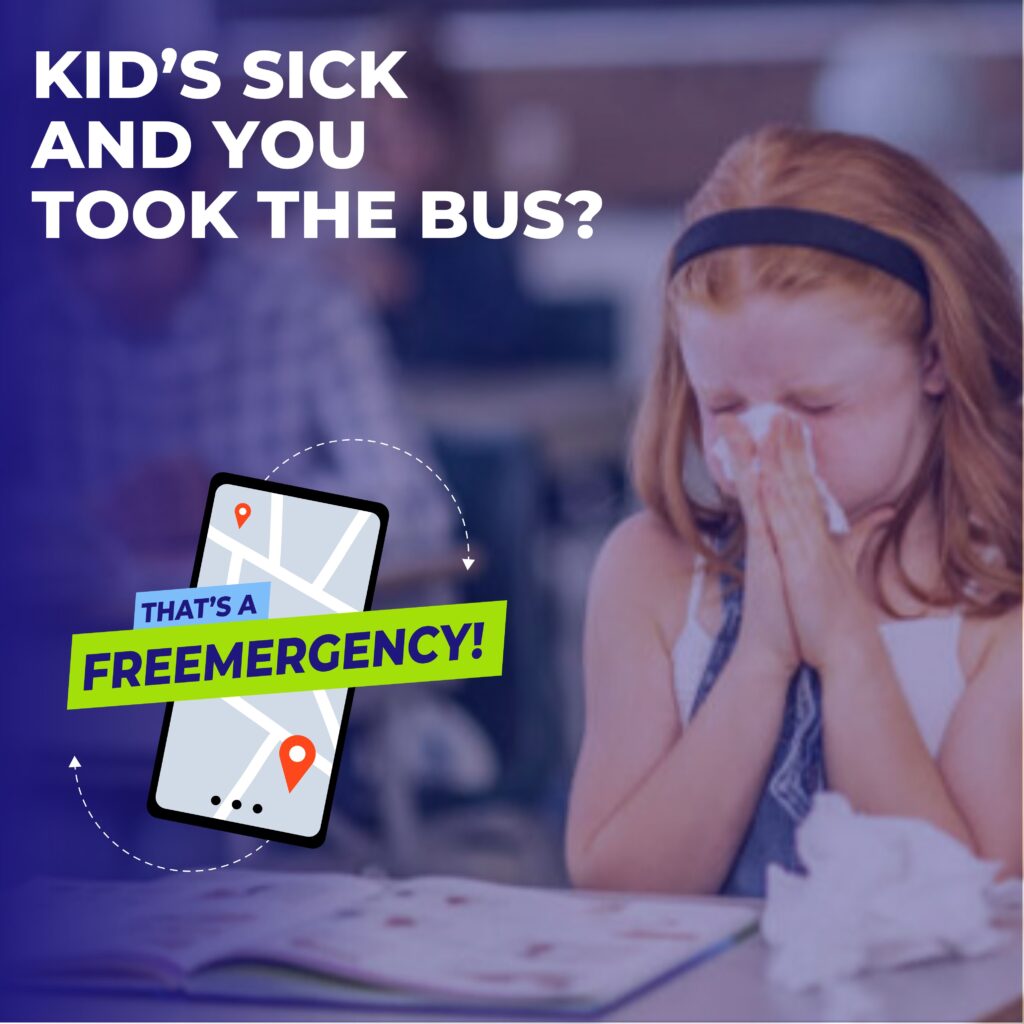 बच्चे की तबीयत खराब है और आपने बस ली? यह फ़्री इमरजेंसी है!